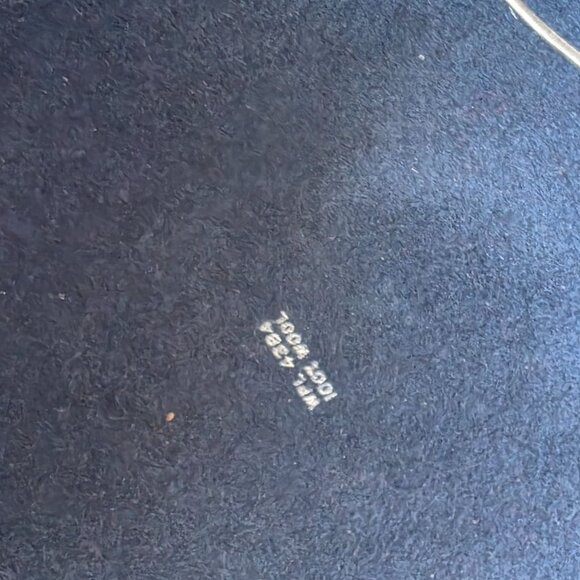 Vtg Betmar Veiled Derby Hat Womens Navy Wide Brim Formal Hatinator Fascinator - Picture 7 of 8